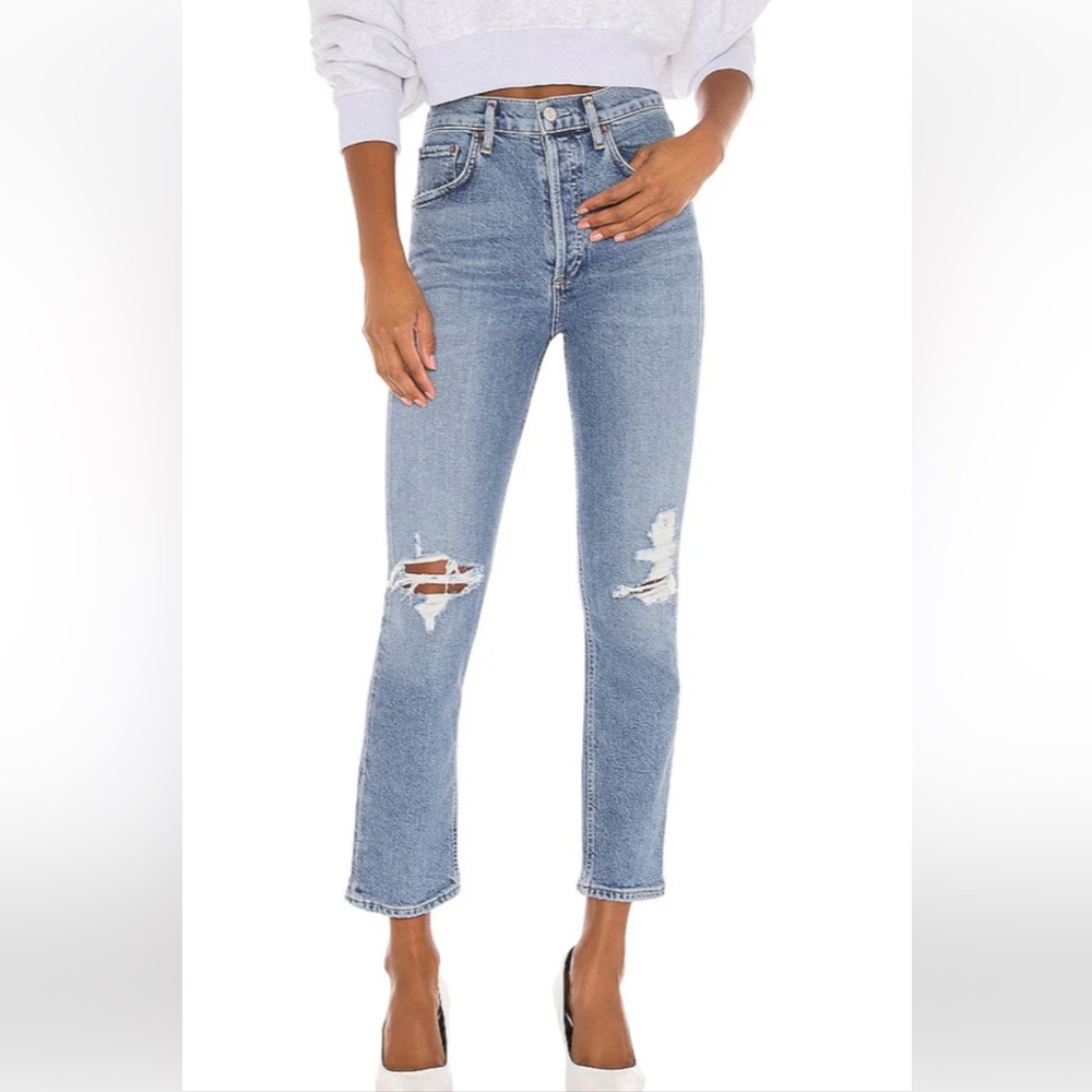 AGOLDE Riley Cropped Jeans
